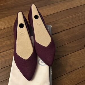 Rothy’s Aubergine Merino points